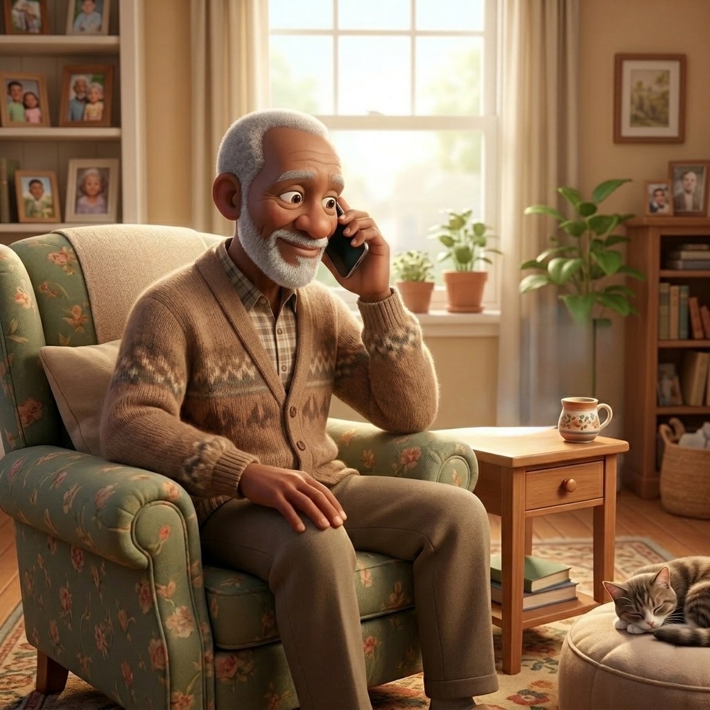 AI agent calling patient at home